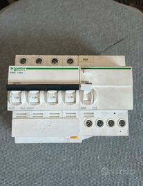Blocco magnetotermico differenziale 4P C25 30 mA