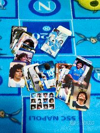 60 Carte + 32 adesivi Diego Maradona Re di Napoli