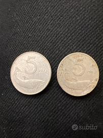 Monete da 5 lire