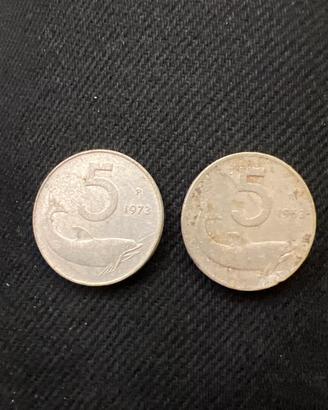 Monete da 5 lire