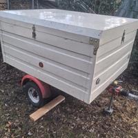 Carrello rimorchio Ellebi con coperchio rigido