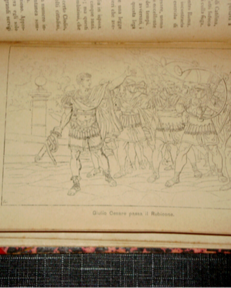 libro antico volume storia patria vintage anni 800