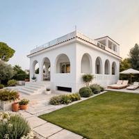 Villeta con giardino