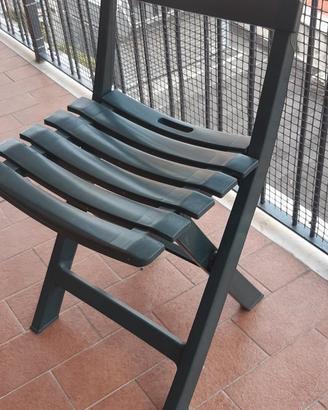 Sedie da esterno in plastica