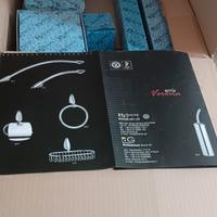 Kit Accessori Bagno ottone cromato 