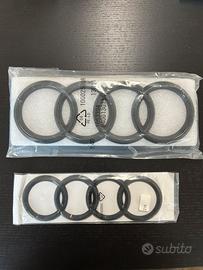 Audi loghi nero lucido Nuovi