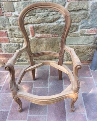 Poltrona in legno