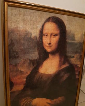 Puzzle la Gioconda 1000 pezzi incorniciato 50 x 70