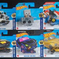 Set 6 Hot Wheels - Hw Screen Time TV, Movies,Games