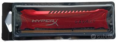 MEMORIA RAM HYPERX SAVAGE 8 GB DDR3 2400 MHz