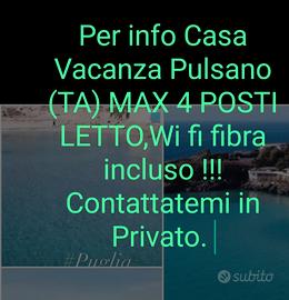 Pulsano Trilocale Estate 2026