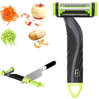 Sbucciatore pro 3 in 1 con testa rotante a doppia