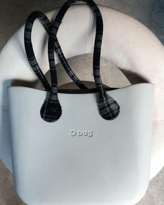 Borsa donna O Bag grigia a mano, usata