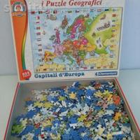 Puzzle geografico: Capitali d'Europa