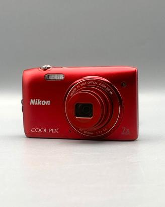 Fotocamera Nikon Coolpix S3500 20.1mp - 7x Zoom