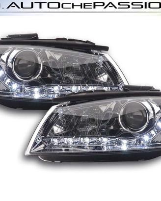 Coppia fanali anteriori cromati led AUDI A3 8P 3 5