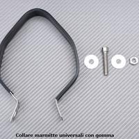Collare marmitte universali con gomma