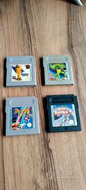 Set 4 giochi Nintendo Game Boy dmg