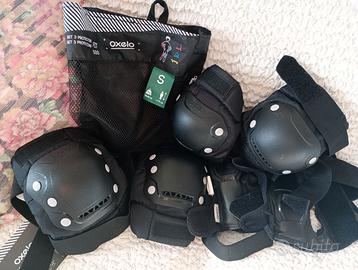 Set protezioni roller adulto FIT 500 nere OXELO