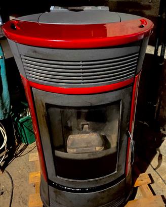 Stufa a pellet cherie edilkamin canalizzata 2 vie