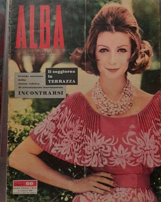 Rivista moda abiti - Alba - Luglio 1959 Anno XXXVI