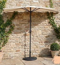 Ombrellone da giardino a semicerchio