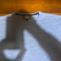 Maglione uomo girocollo con toppe