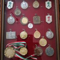 bacheca apribile 24x31x2.5 + 19 medaglie sportive