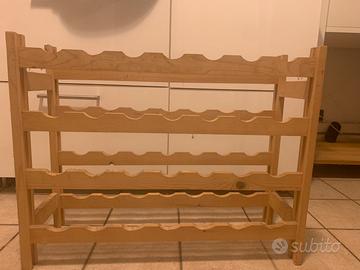 Scaffale portabottiglie cantinetta