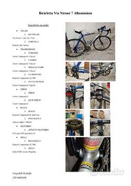 bici da corsa BIANCHI Bicicletta Via Nirone 7 Allu