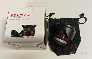 Obiettivo SAMYANG 12mm MFT Micro 4/3
