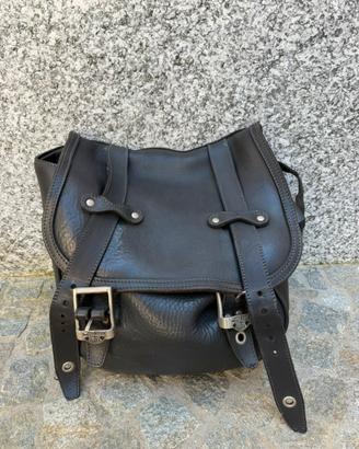 Borsa franco cuoio per moto