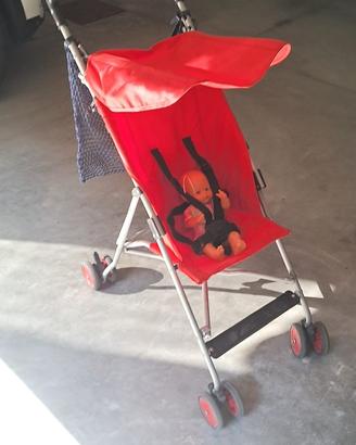 Passeggino leggero rosso