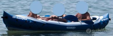 Kajak gonfiabile 3 posti