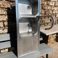 Lavandino due vaschette