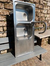 Lavandino due vaschette