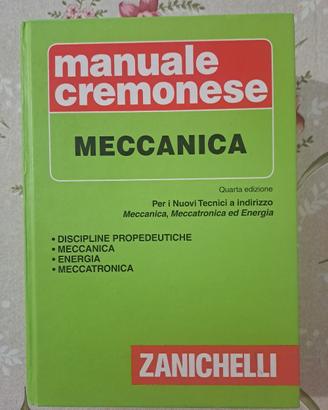 Manuale Cremonese – Meccanica (Quarta edizione)