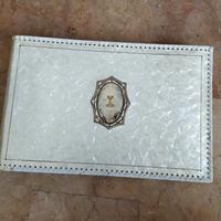 Antico album portafoto Prima Comunione carillon