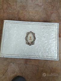 Antico album portafoto Prima Comunione carillon