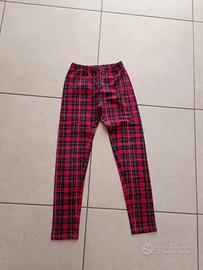 Leggins bambina felpato 8 anni 