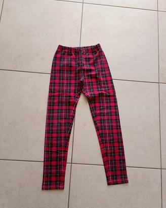 Leggins bambina felpato 8 anni 