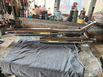 coppia marmitte originali dragstar xvs 650