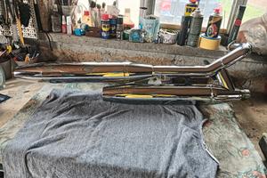 coppia marmitte originali dragstar xvs 650