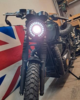 Faro cafe racer CYCLOPS LED nero