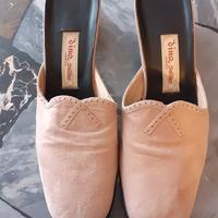 ciabatte da camera scamosciate vintage