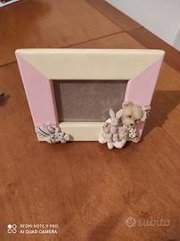 🌷 Mini portafoto decorato con rose in rilievo 🌷