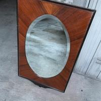 Specchio da parete vintage con cornice in legno