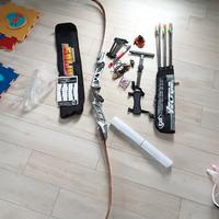 arco ricurvo con riser kinetic arios2 e kit flette