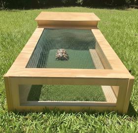 TERRARIO PER TARTARUGHE DI TERRA CON FONDO IN RETE