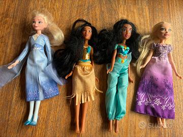 Lotto 4 bambole Principesse Disney Hasbro
